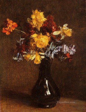 Jarrón de flores pintor de flores Henri Fantin Latour Pinturas al óleo